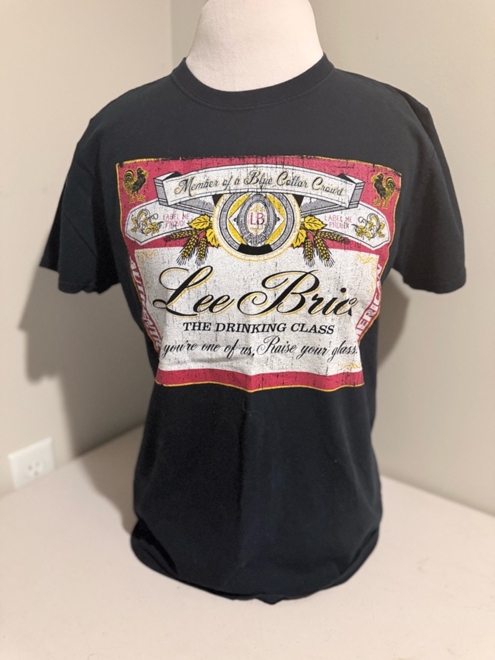 Lee Brice concert tee Black Graphic Crewneck T-Shirt